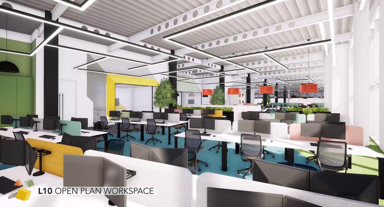 CMS Open Plan Workplace